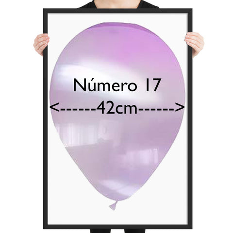 Burbuja No. 17 Lila