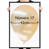 Burbuja No. 17 Naranja