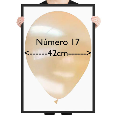 Burbuja No. 17 Naranja