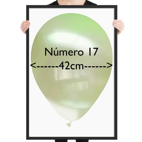 Burbuja No. 17 Verde Lima