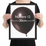 PERSONALIZA CRISTAL No. 12 Negro