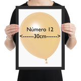 Globo Durazno Pastel Mate
