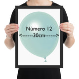 Globo Menta Pastel Mate