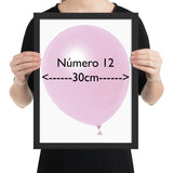 Globo Rosa Bb Pastel Mate